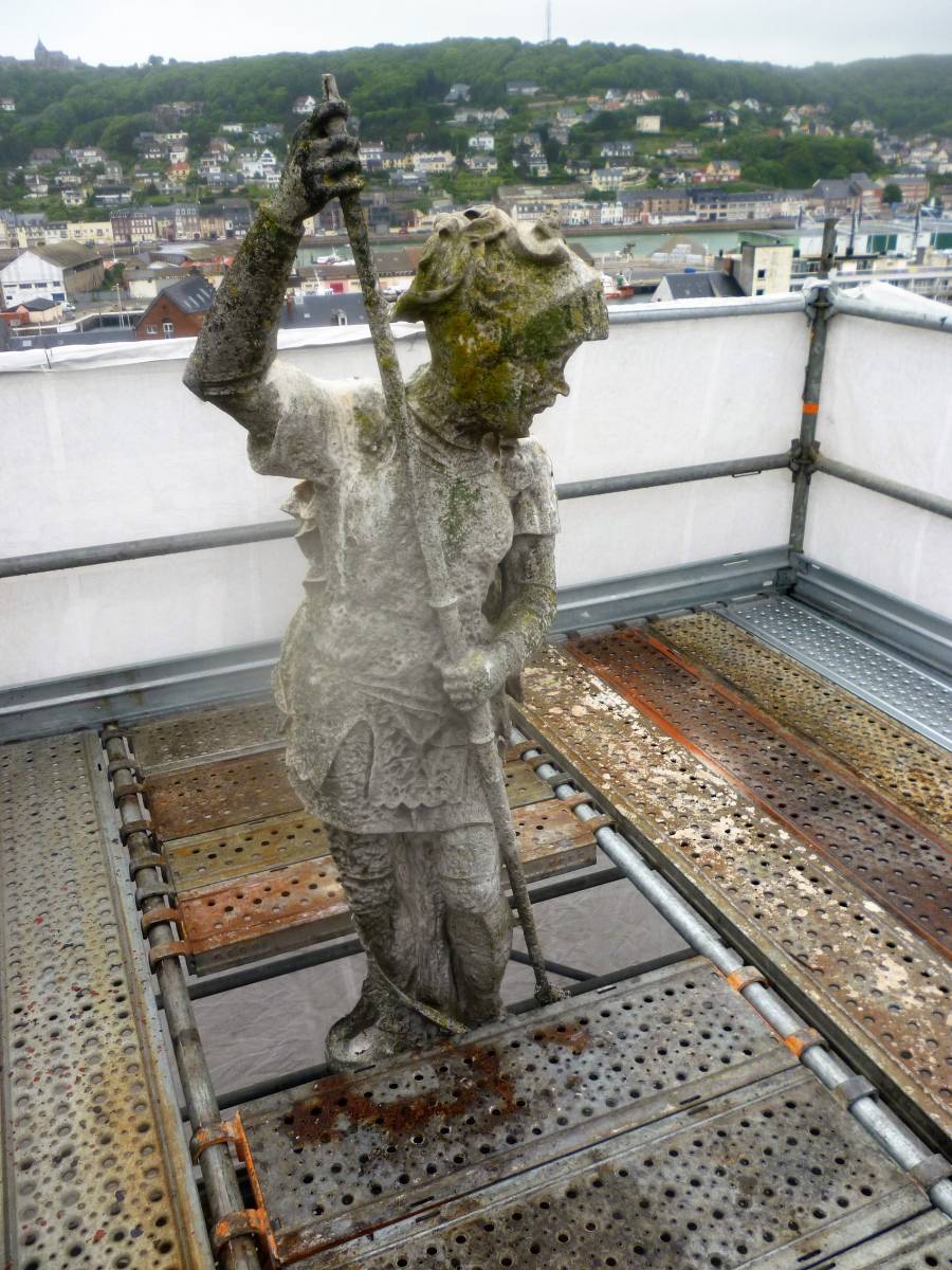 Entreprise spécialisée pour restaurer des sculptures en pierre en Seine Maritime