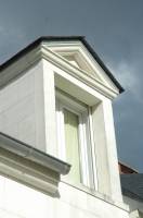 Réalisation des façades en pierre de taille sur une maison neuve proche Etretat